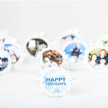 Load image into Gallery viewer, TWISTMAS LIGHTS CUSTOM PHOTO ORNAMENTS (8 PACK)
